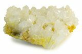 Lustrous Celestine (Celestite) Crystals on Sulfur - Italy #243271-2